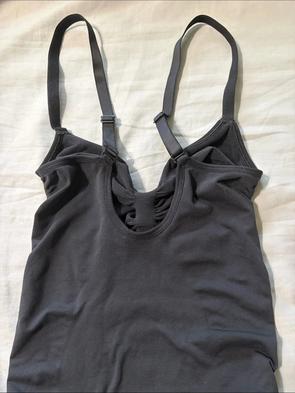 Skims NWOT Seamless Sculpt Mid-Thigh Bodysuit Onyx Black Size XL - Picture 13 of 13